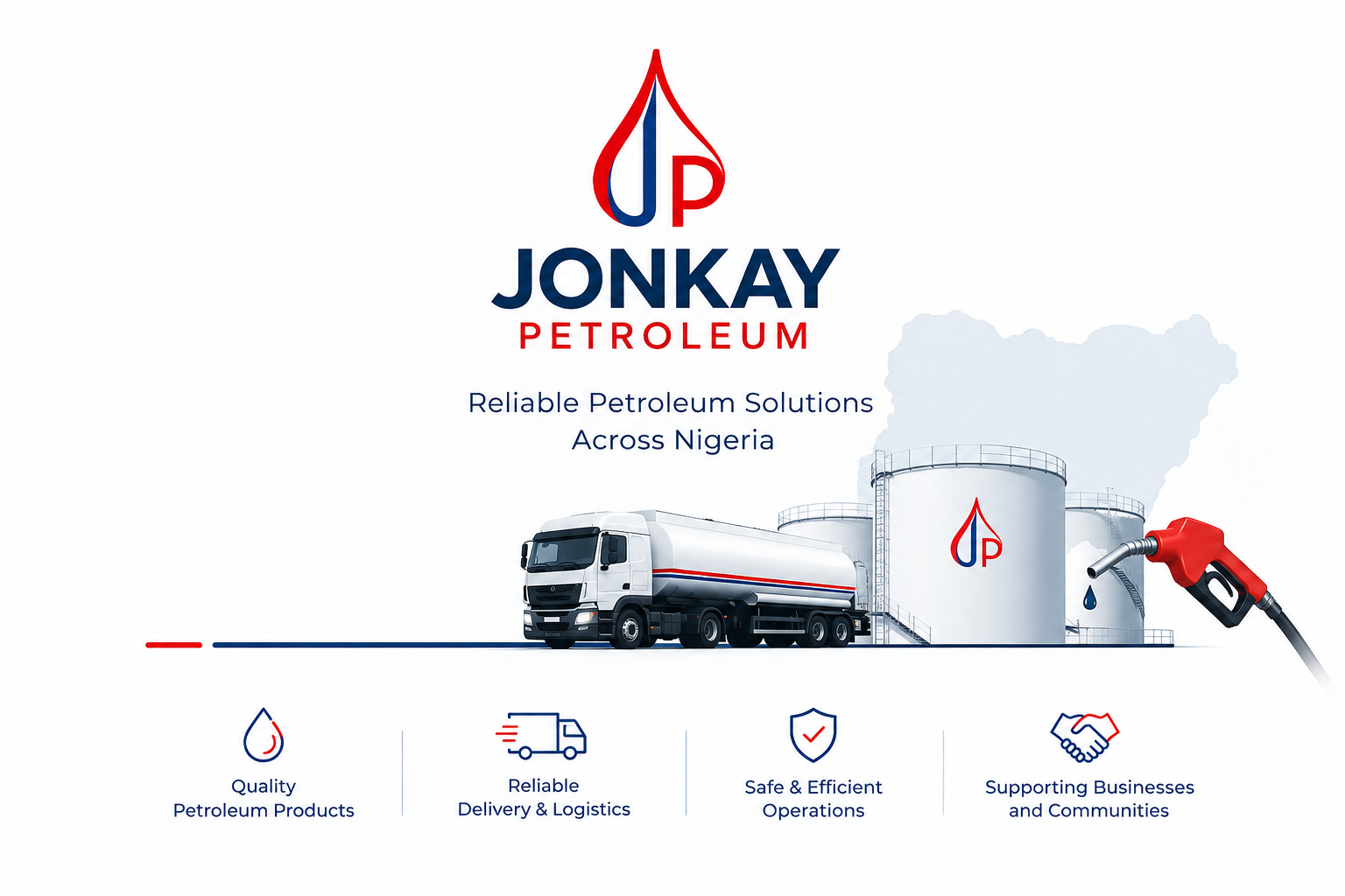 Fuel tanker delivering bulk petroleum supply
